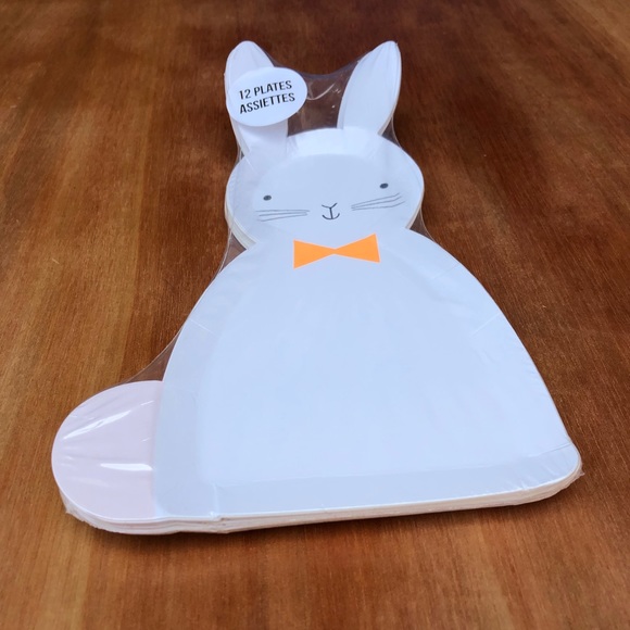 Bunny Paper Plates • Spring Party - Picture 2 of 5